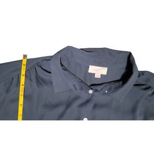 LOFT Sleeveless Button Up Blouse. Size XL